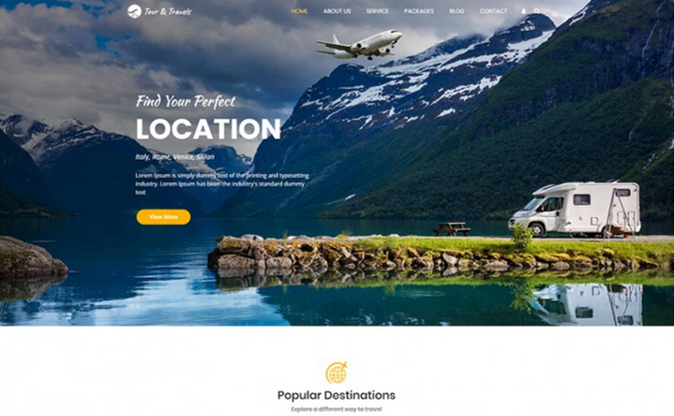 Adventures Trip And Tourism WordPress Theme