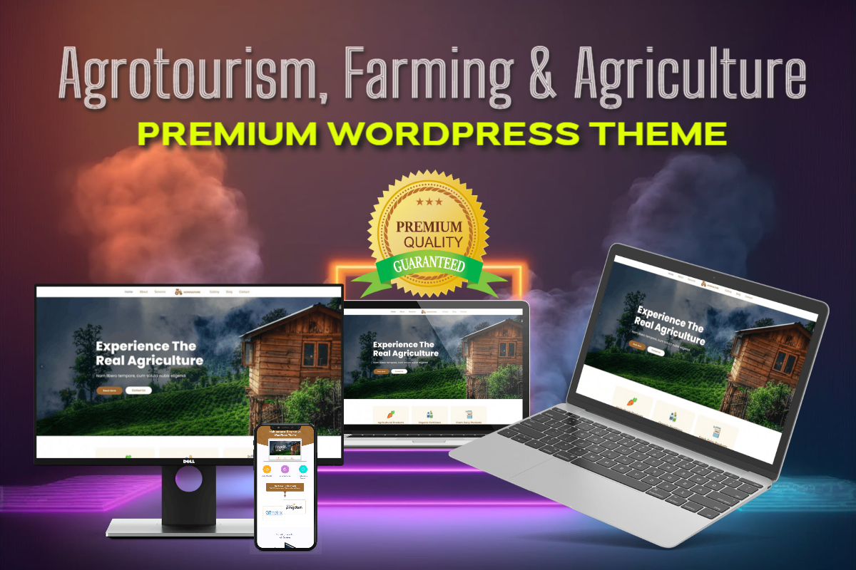 Agrotourism, Farming & Agriculture WordPress Theme