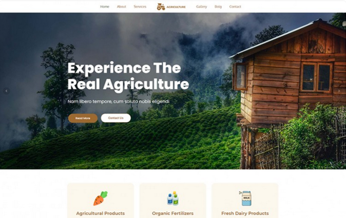 Agrotourism, Farming & Agriculture WordPress Theme