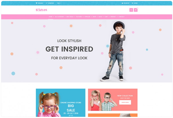 Baby Shop & Kids Store WordPress Theme