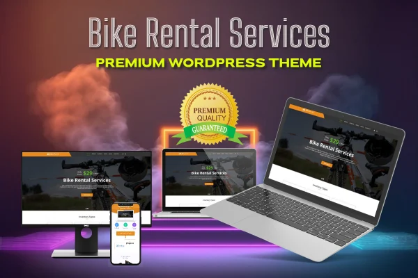 Bike Rental Services WordPress Theme