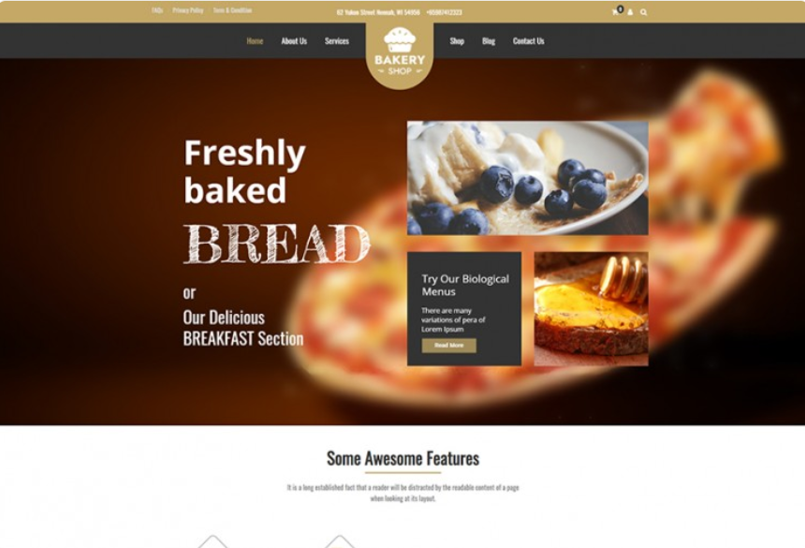 Bread & Breakfast WordPress Theme