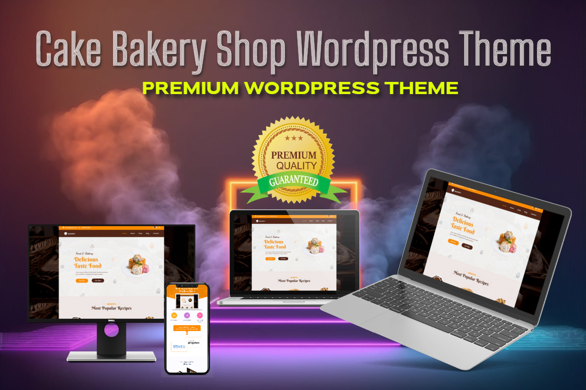 Cake Bakery Shop Wordpress Theme