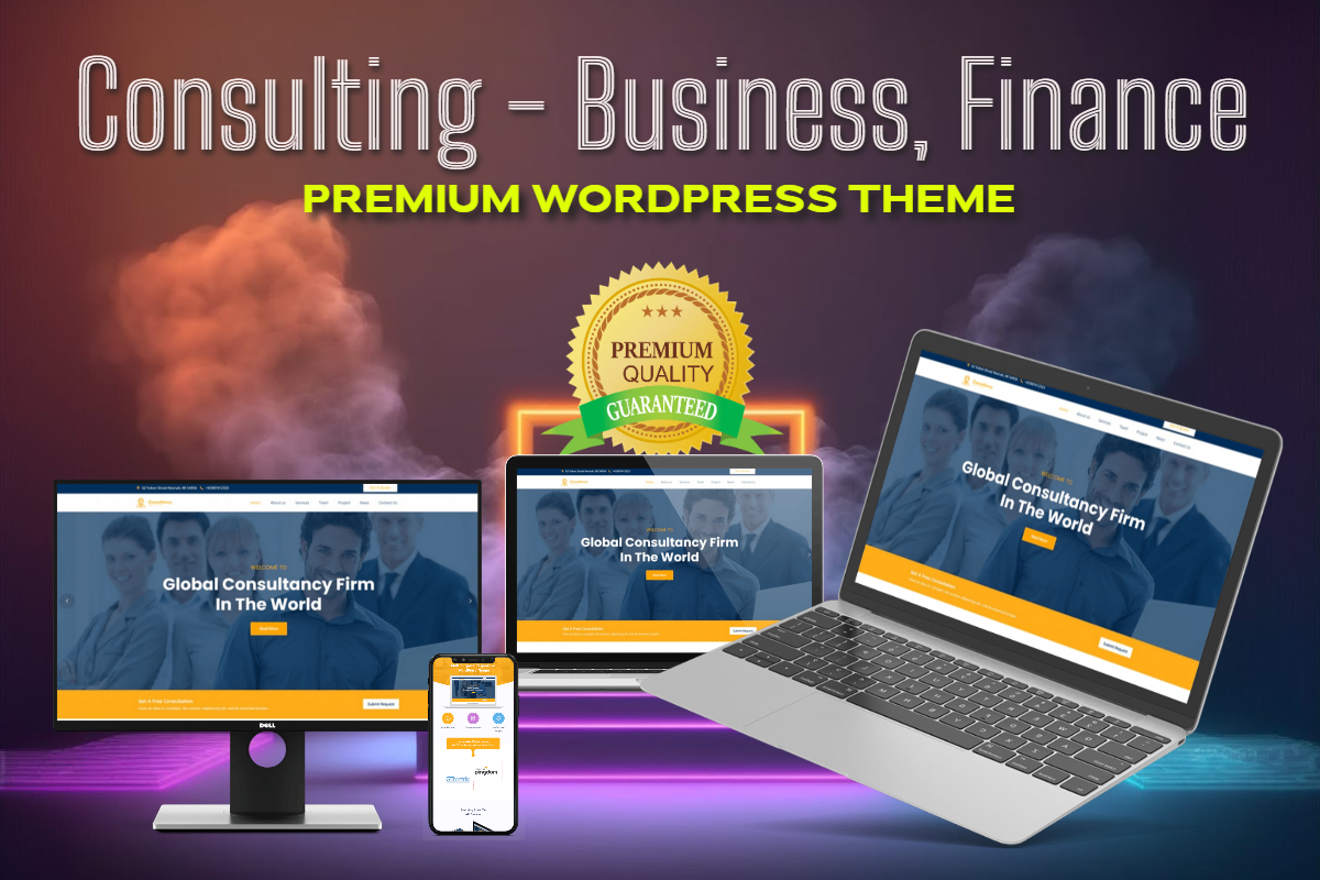 Consulting - Business, Finance WordPress Theme