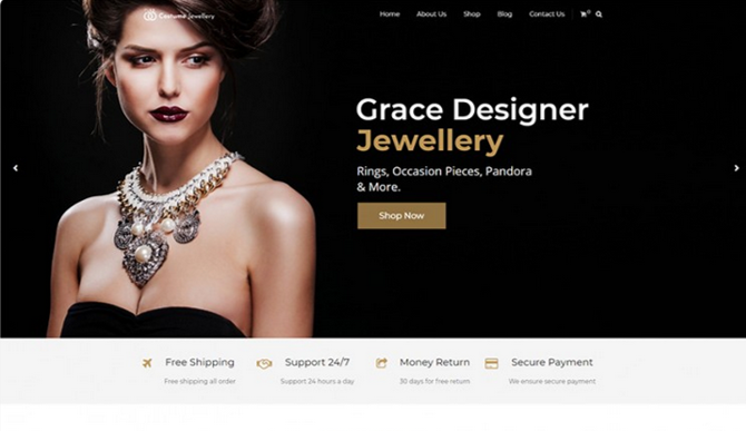 Costume Jewellery And Ornaments WordPress Theme