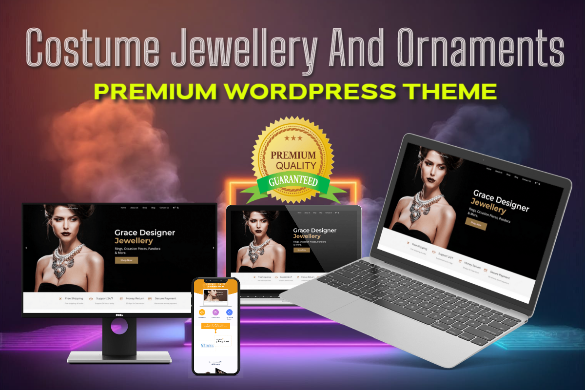 Costume Jewellery And Ornaments WordPress Theme