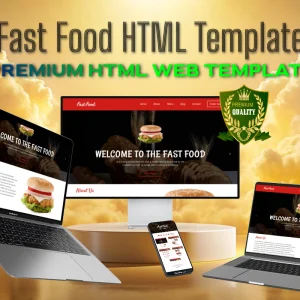 Fast Food Responsive HTML Template