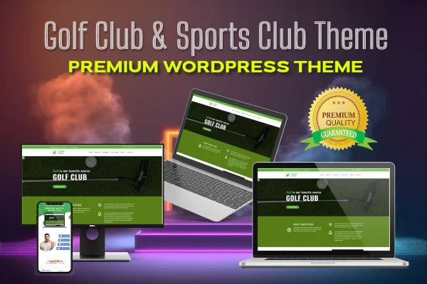 Golf Club & Sports Club WordPress Theme