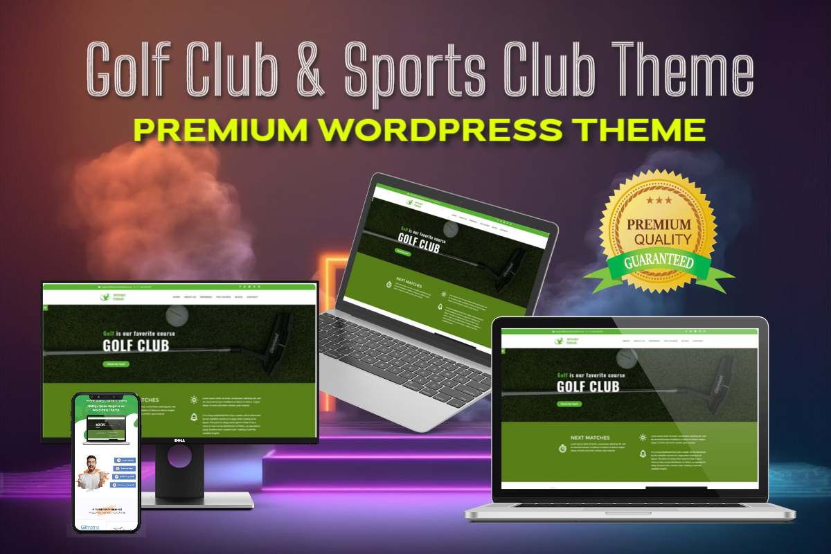 Golf Club & Sports Club WordPress Theme