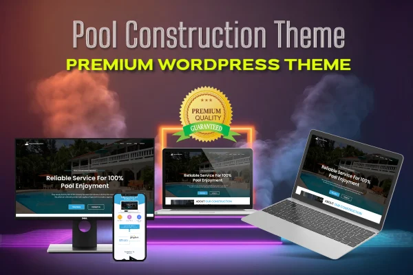 Pool Construction WordPress Theme