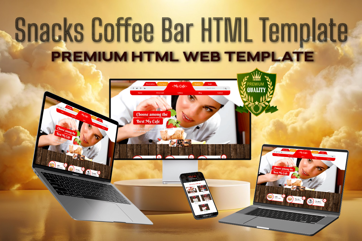 Snacks Coffee Bar HTML Template