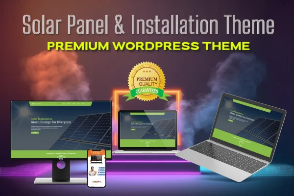 Solar Panel & Installation Wordpress Theme
