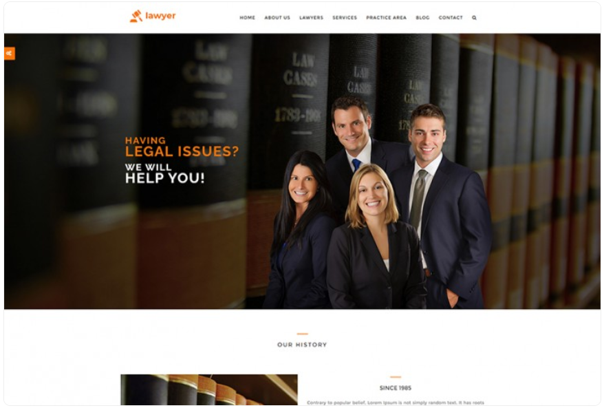 Lawyer & Attorney WordPress Theme
