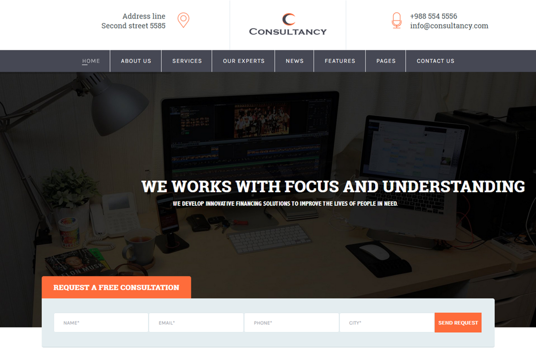 Consultancy HTML Template